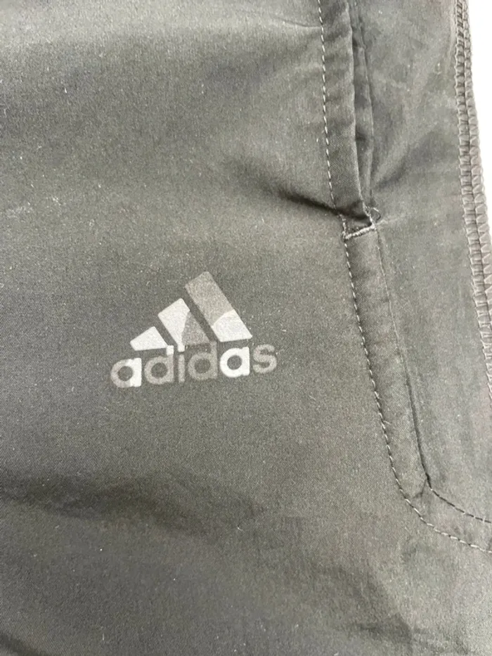 Jogging Adidas Windbreaker Track Pants Men S Black White Ankle Zip - photo numéro 3