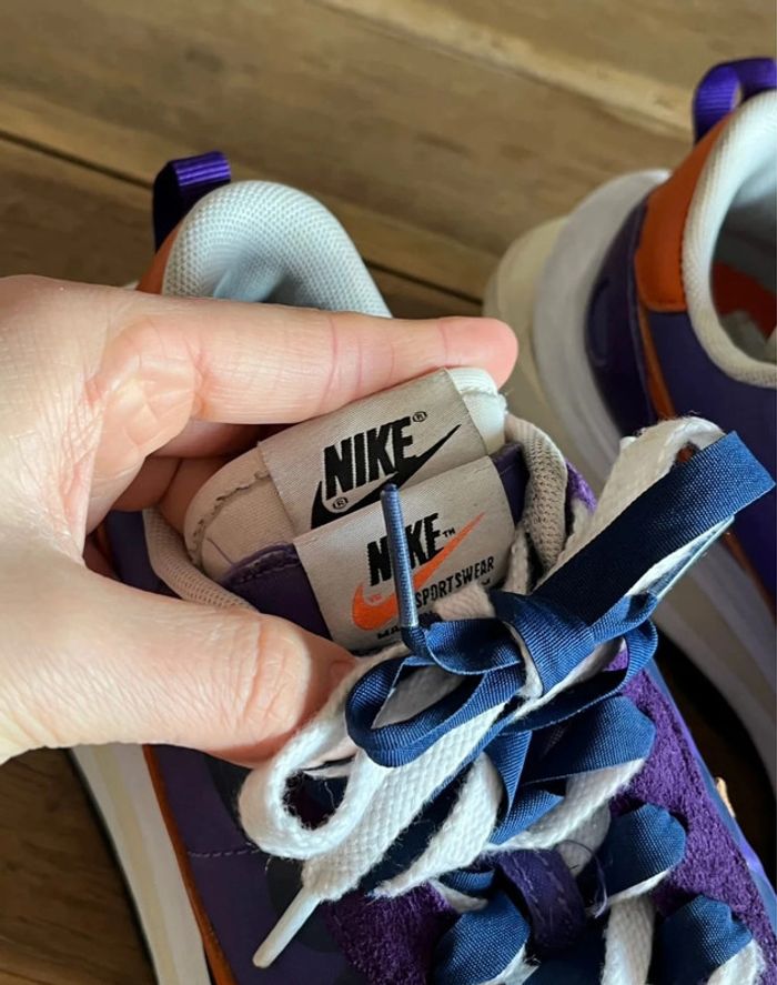 Nike Vaporwaffle sacai Dark Iris - photo numéro 7