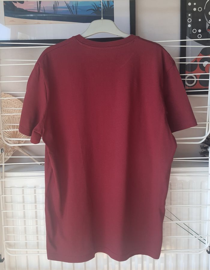 Lot de 3 t-shirts Celio, vert, bordeaux & taupe, taille: M - photo numéro 6