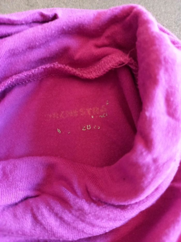 Tee shirt col roulé manches longues 8 ans - photo numéro 6