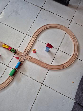 Train en bois enfant