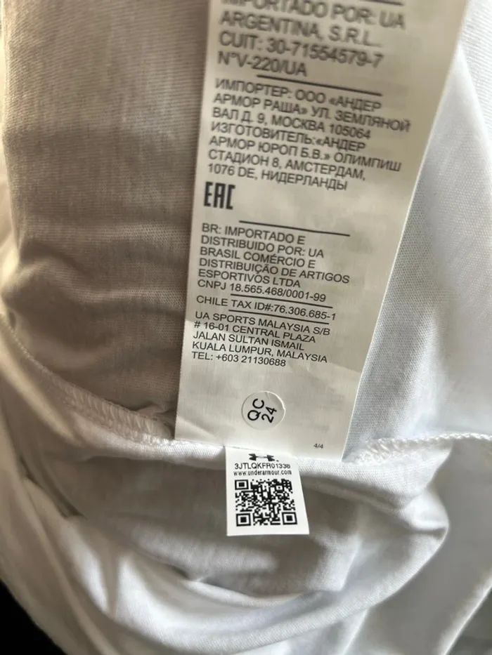 T-shirt Blanc Under Armour XL - photo numéro 8