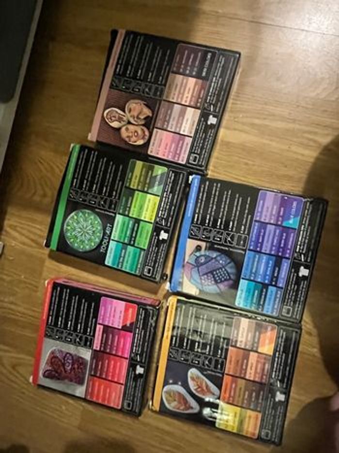 Lots de 5 boîtes de tooli art - photo numéro 7