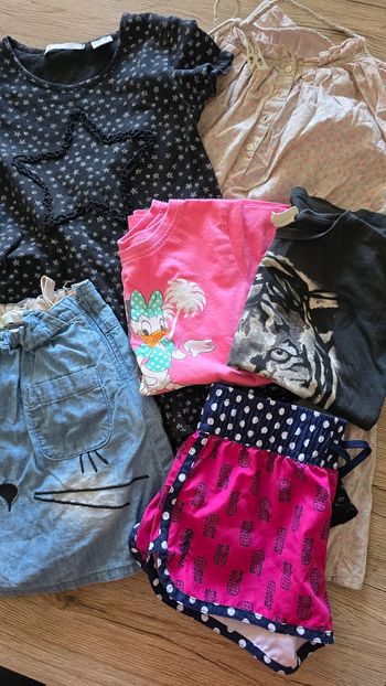 Lot vêtements fille 7 - 8 ans été