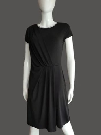 Robe fluide croisée effet portefeuille
