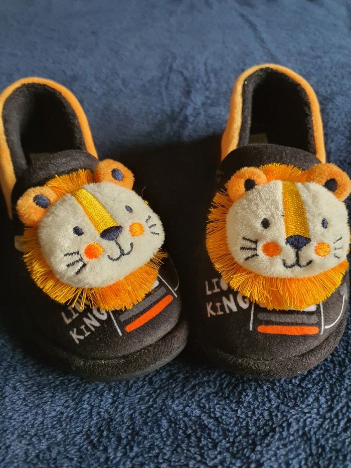 Chaussons Tams lion T29 jamais portés