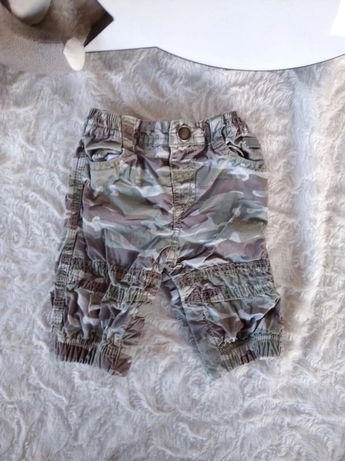 Pantalon doublé style militaire Garçon 1 mois Kitchoun 100% coton - photo numéro 2