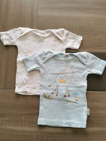 Lot de 2 maillot de corps 12 mois