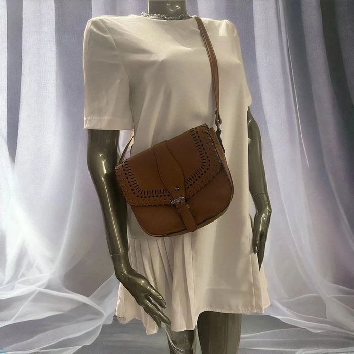 Splendide sac  main marron - photo numéro 2