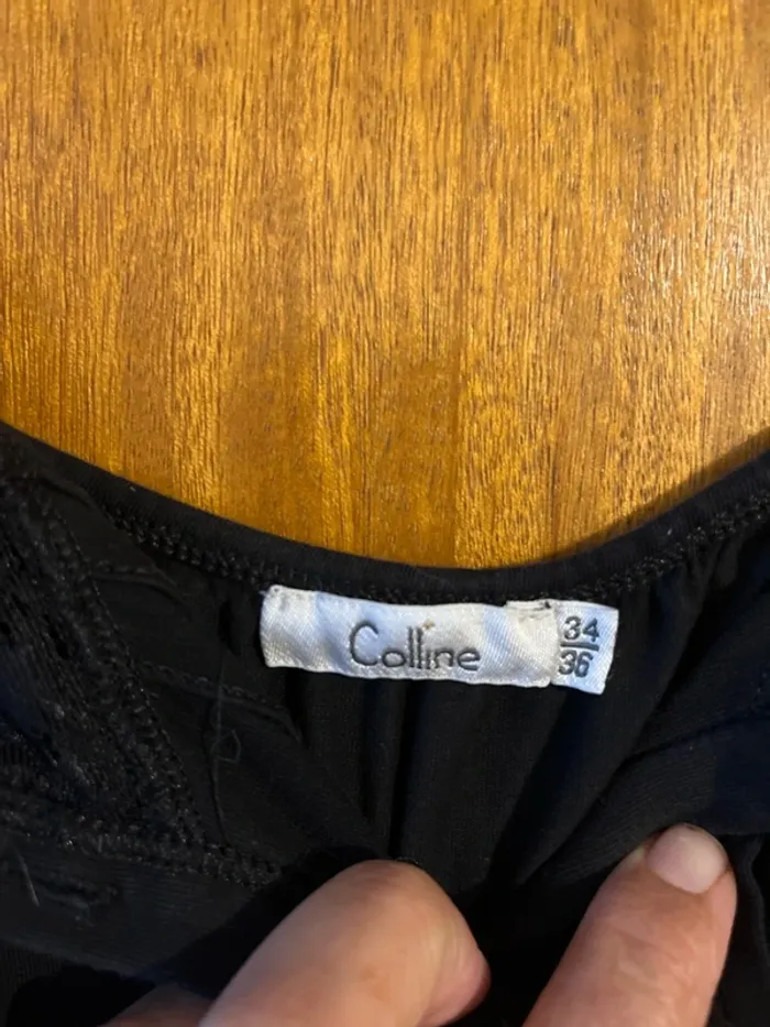 Robe noire colline, taille 34/36 - photo numéro 5