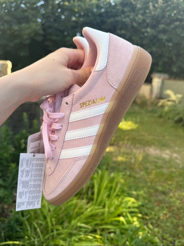 Basket handball Spezial Adidas Originals rose - photo numéro 3