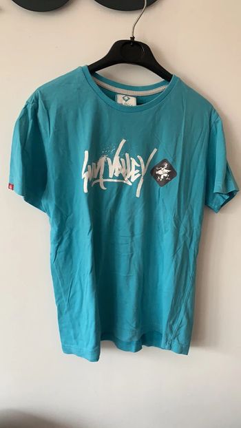 Tee Shirt bleu Sun Vallet 14 ans