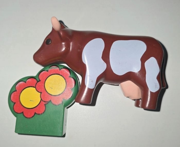 123 playmobil lot paysan, tracteur,  champs et animaux - photo numéro 3