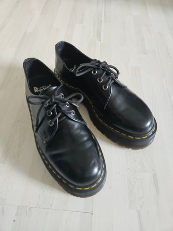 Chaussures boots homme femme Dr martens parfait état 1461 quad noir taille 43 