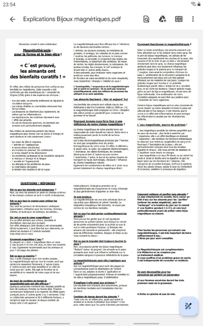Gourmette/Bracelet EX doré Magnetix - photo numéro 6
