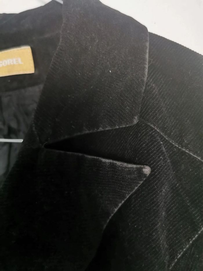 Veste noire touché velours Helena Sorel - photo numéro 4
