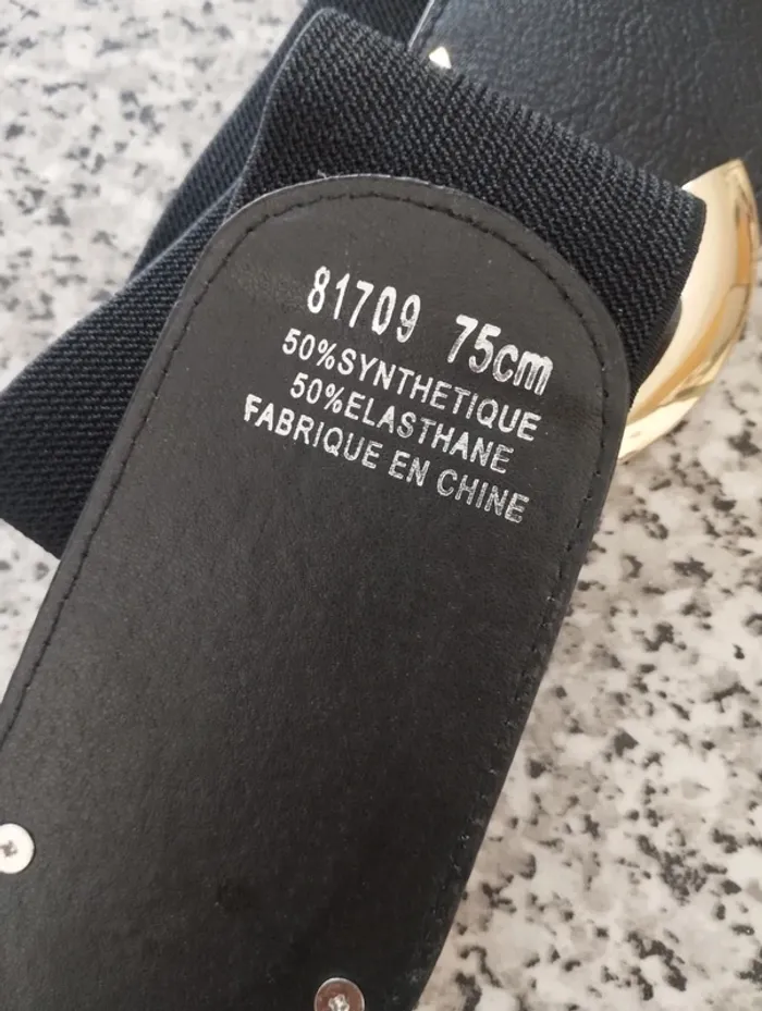 Ceinture élastique 75 cm LS neuve - photo numéro 3