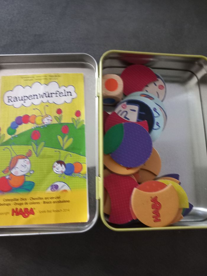 Chenilles Arc en ciel haba - photo numéro 2