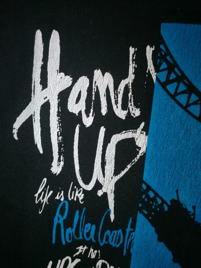 Tee-shirt noir S-16ans 164.176cm Kiabi - photo numéro 3