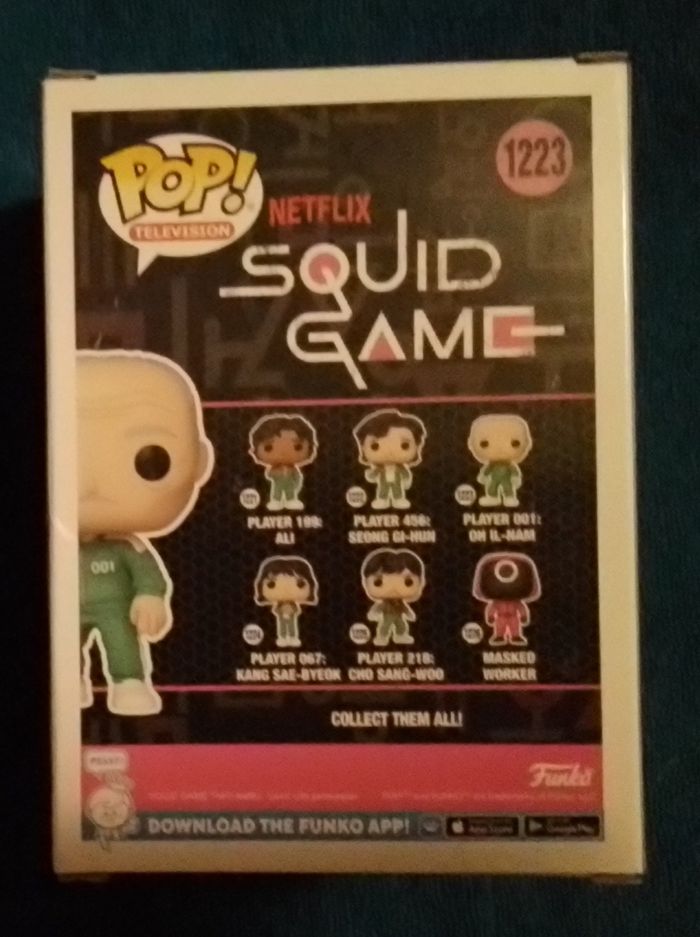 Figurine funko pop télévision 1223 squid game placer 1 - photo numéro 2