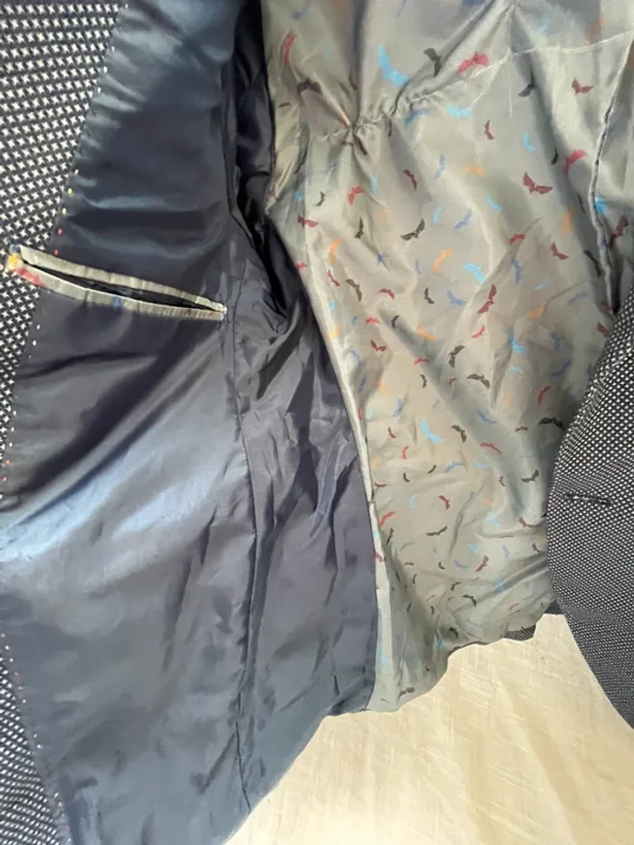 Veste de costume homme Soul & City – Taille 46 – Bleu marine - photo numéro 8