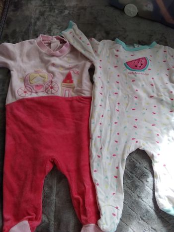 2 grenouillères 6 mois