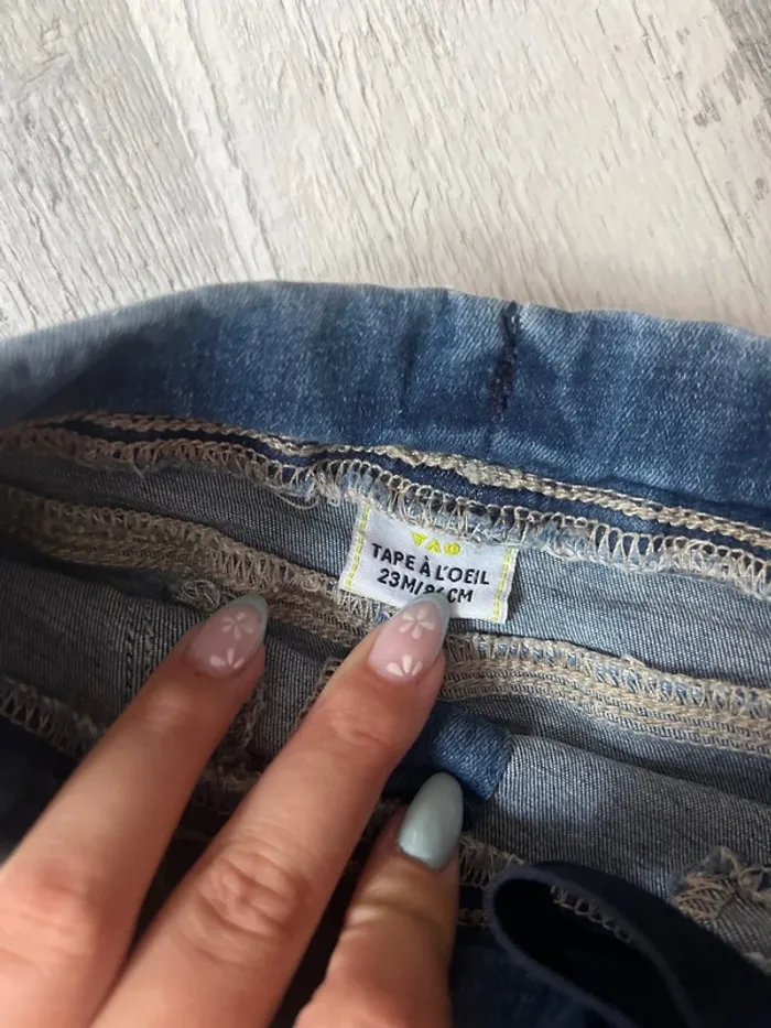 Lot de 2 pantalons 24 mois bébé fille - photo numéro 4