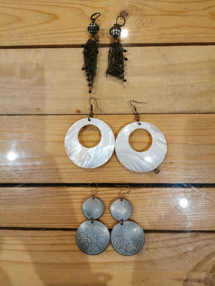 Lot boucle d'oreilles