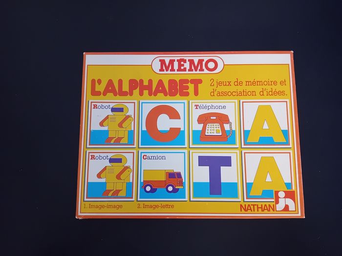 Jeu memo alphabet