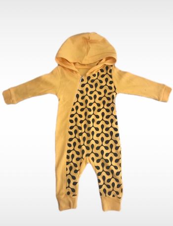 Combinaison à capuche mixe 0-12 mois