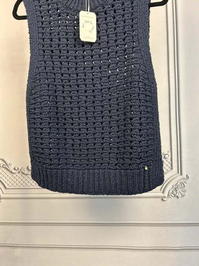Pull maille sans manches Des Petits Hauts T.1/S Neuf - photo numéro 3