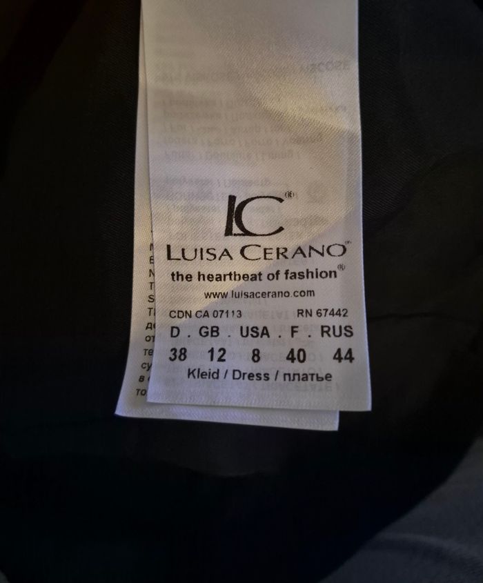 Robe noir Luisa Cerano - photo numéro 3