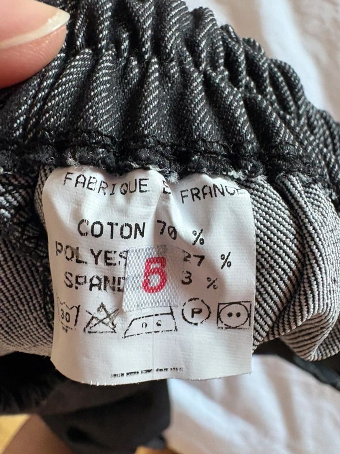 Pantalon de ville coupe cigarette élastique grande taille 46/48 - photo numéro 4