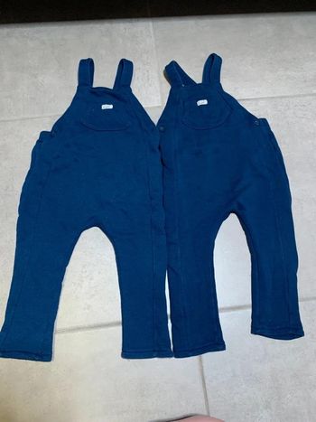 Lit de 2 salopettes