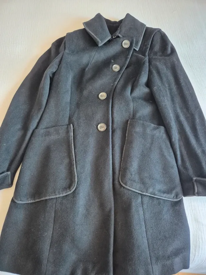 Manteau en laine Zara Woman taille M - photo numéro 6