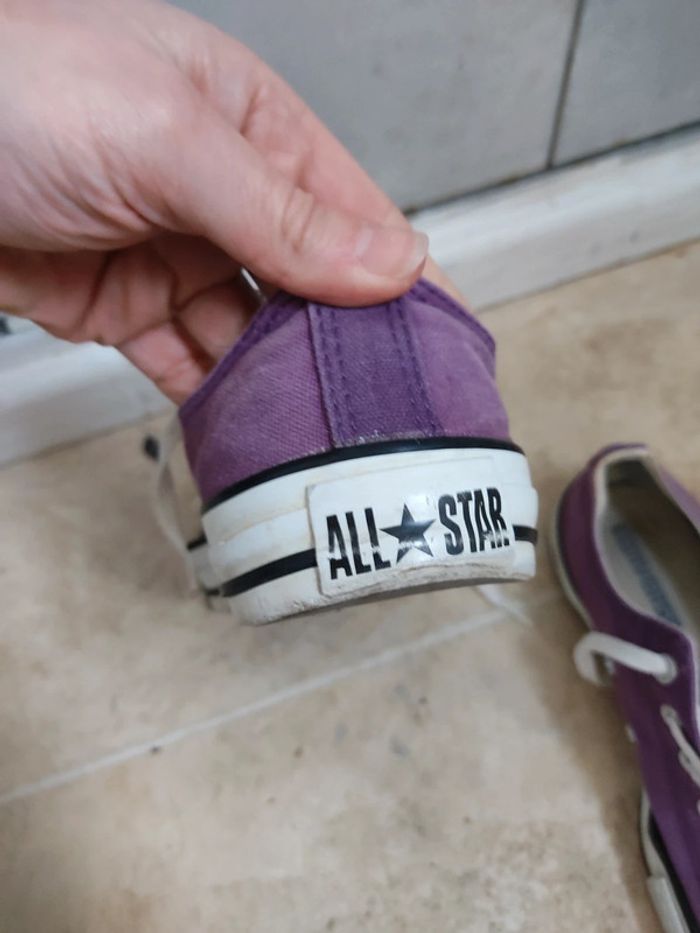Converses violet - photo numéro 5