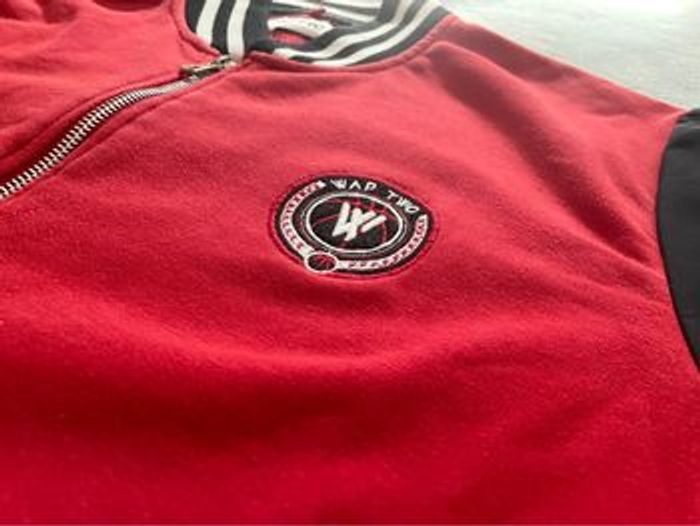 Blouson Bomber Teddy T.L (M/L) WapTwo Tony Parker - Rouge & Noir - photo numéro 3