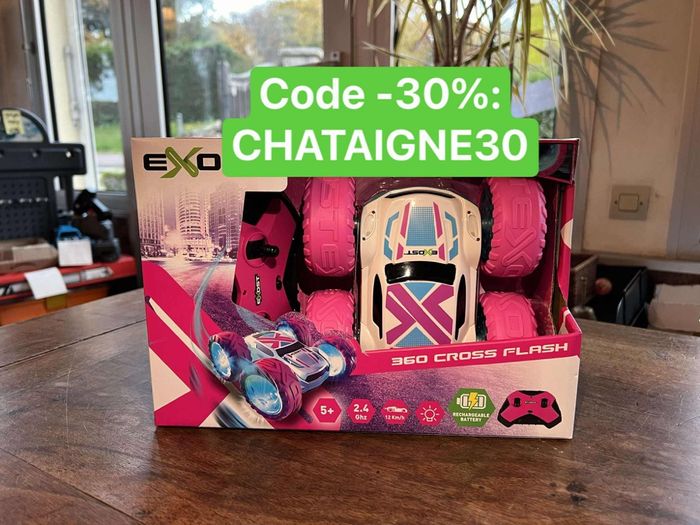 Voiture radiocommandée 360 Cross Flash Rose Exost