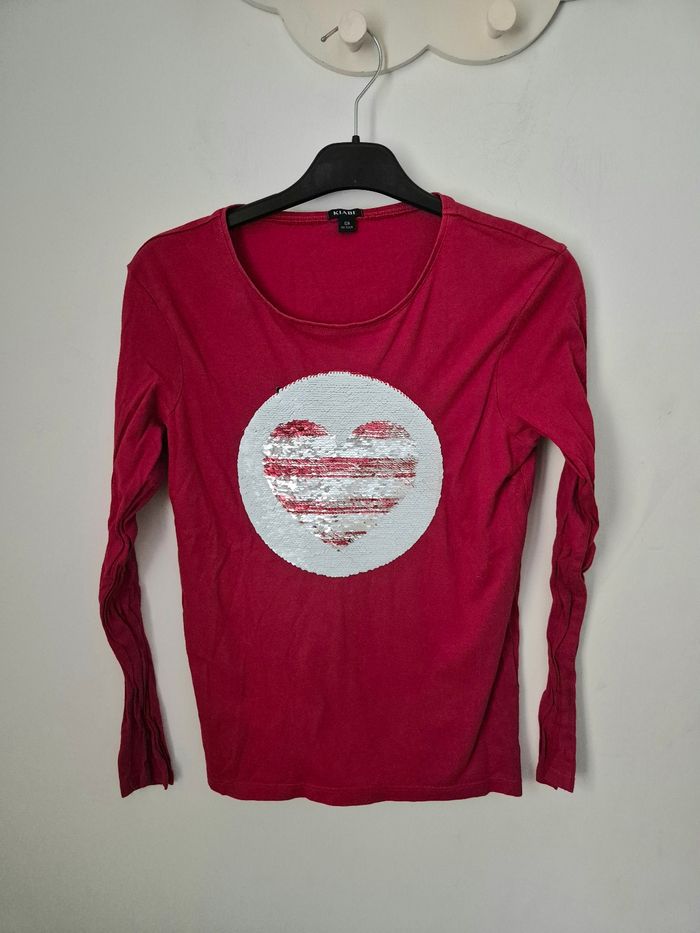Tee-shirt à sequins * Kiabi *