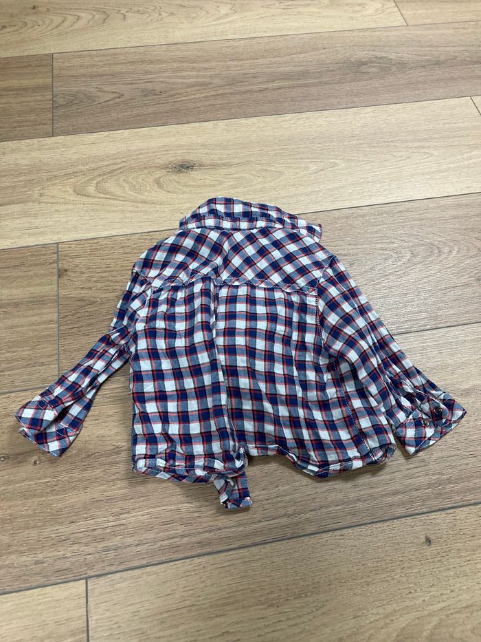 Chemise à carreaux et capuche - photo numéro 2