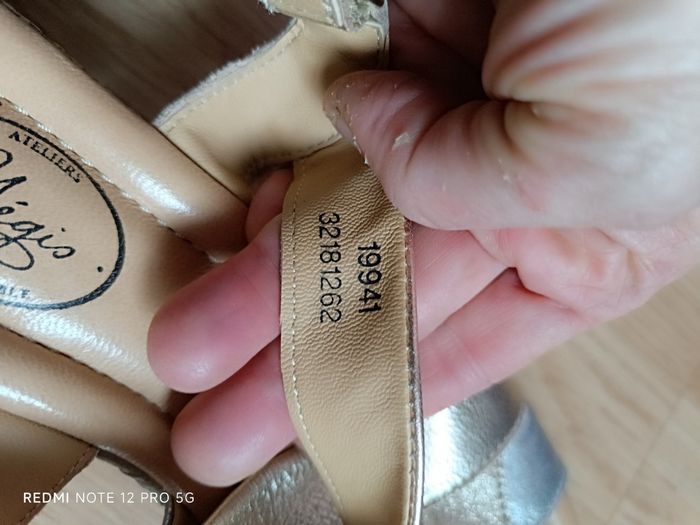Ballerines beige/grise Damart p.37 neuves