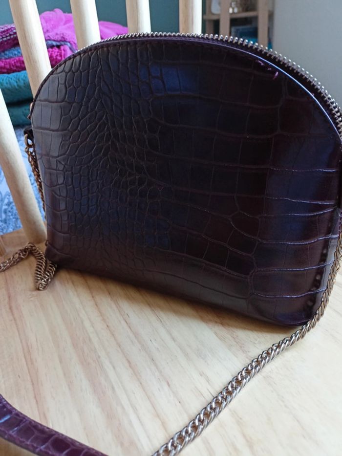 Sac bandoulière croco - photo numéro 2