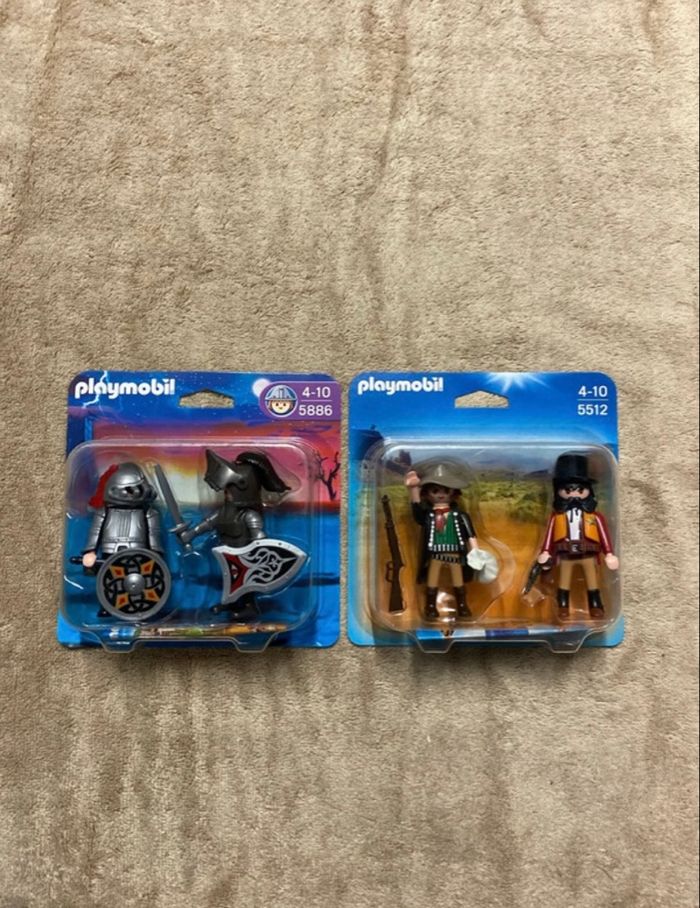 Lot Playmobil duo neufs