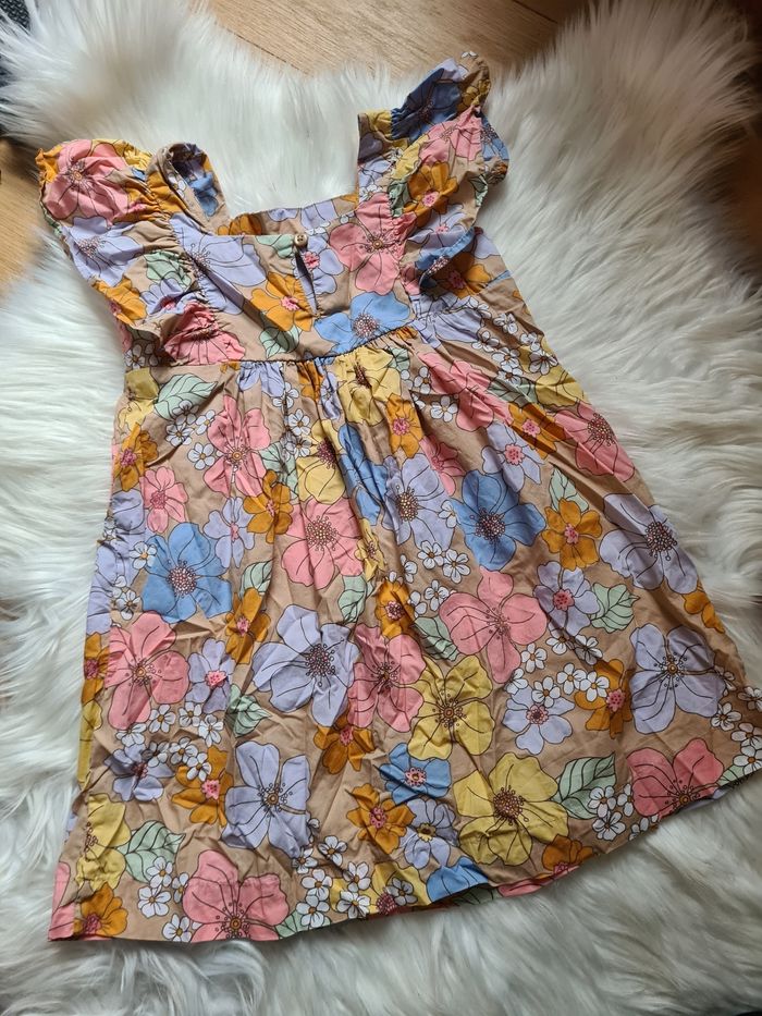 Robe fleurie h&m 2/3ans - photo numéro 2