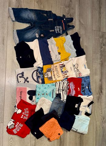 Lot vêtements 6mois bébé 