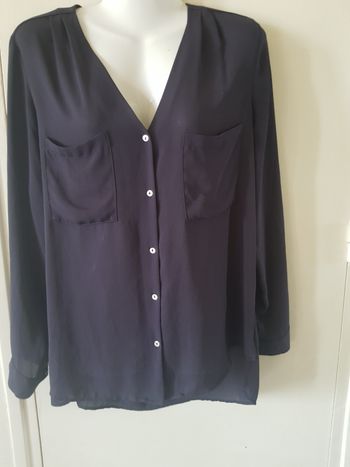 Chemise fluide H&M noire – Taille 38