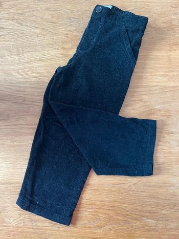 Pantalon velours noir 3 ans