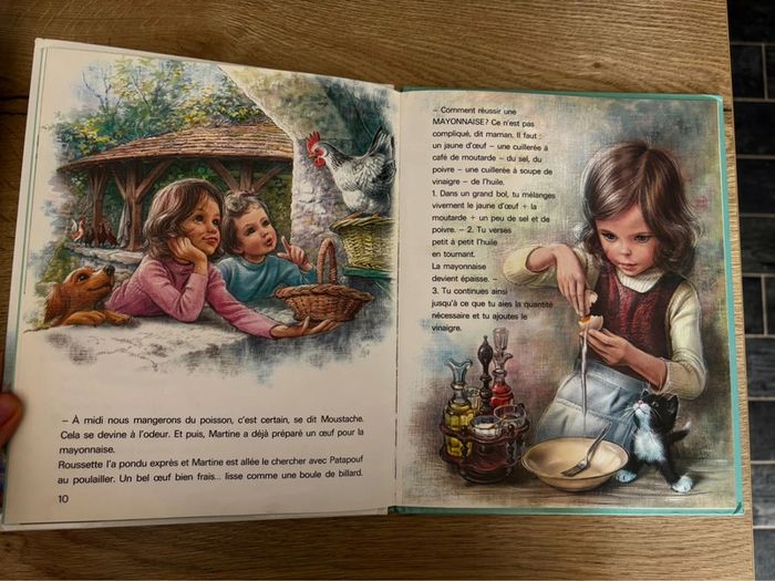 Livre Vintage Martine fait la cuisine pour Enfants - photo numéro 8