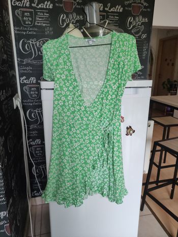 Robe verte femme