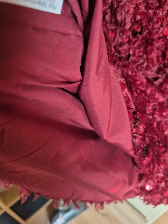 Pull a sequin bordeaux TM - photo numéro 6